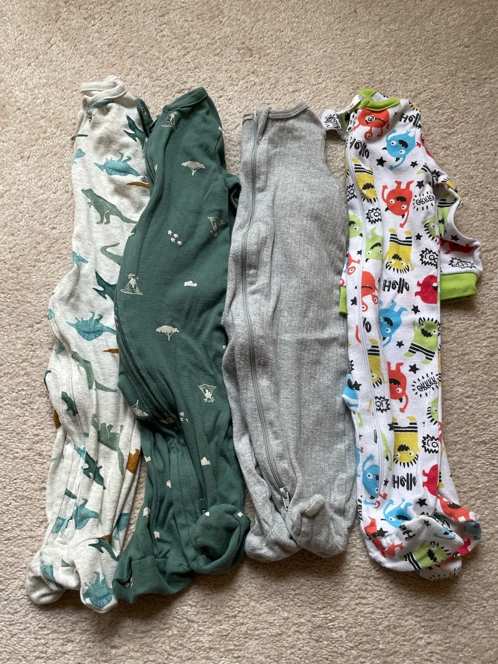One-Piece Footed Pajamas